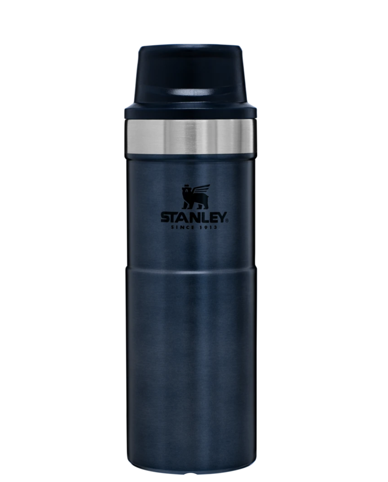 Stanley Classic Trigger-Action Travel Mug 16oz/400ml Hammertone Nightfall Blue-1